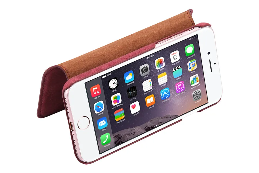 FKISSME заклепки ретро ручной работы чехол для телефона iphone 6 6 S PU кожаный бумажник чехол для iphone 6 S Роскошный ультра тонкий флип-чехол карта