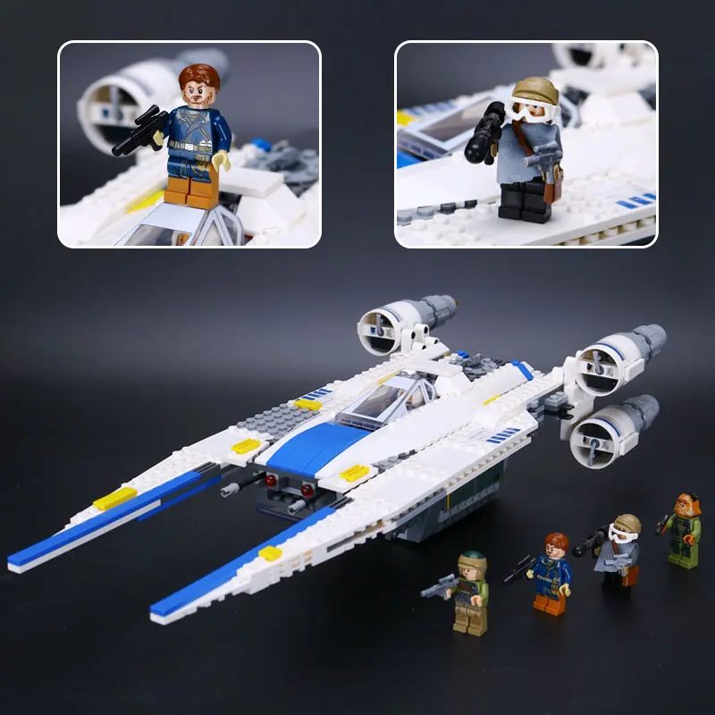 

LEPIN Star Plan wars Series 05054 The Rebel U-Wing Fighter Building Blocks compatible with LegoINGlys 10225 Brick toys christmas