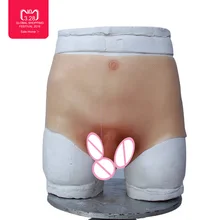 EYUNG 14cm Strap on Realistic Dildos Pants For male Adult Game Sex Toys Anal Plug Anal Plug Silicone panties with penis strong
