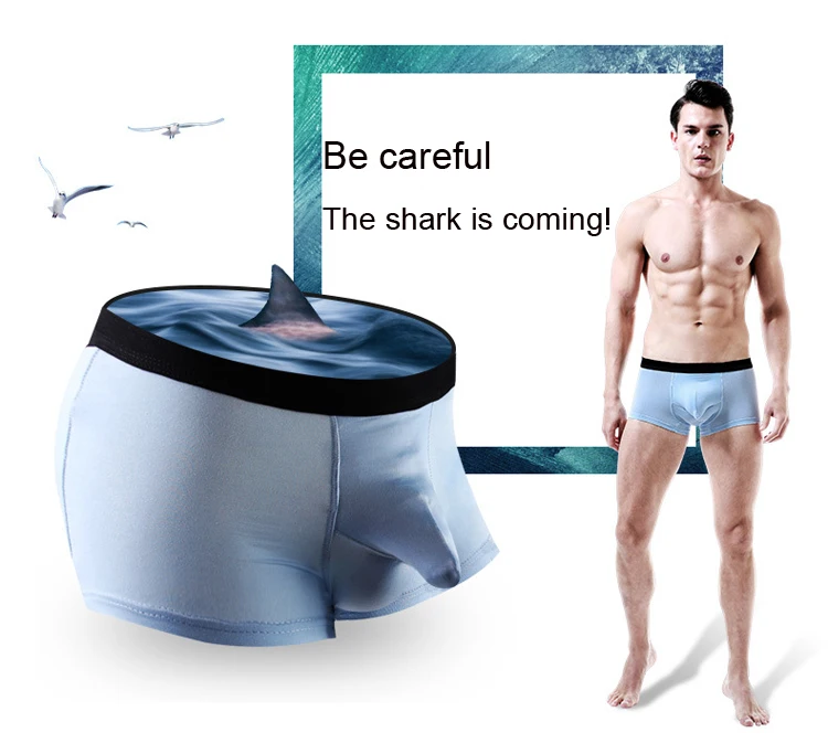 Новое модное мужское сексуальное нижнее белье Cueca masculina пистолет Яйцо разделения Слон Нижнее белье дышащие боксеры голова подарок для мужчин