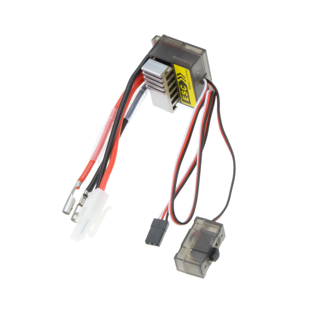 320A Brushed ESC Speed Controller Reverse for RC Car 1/10 1/8 RC Flat