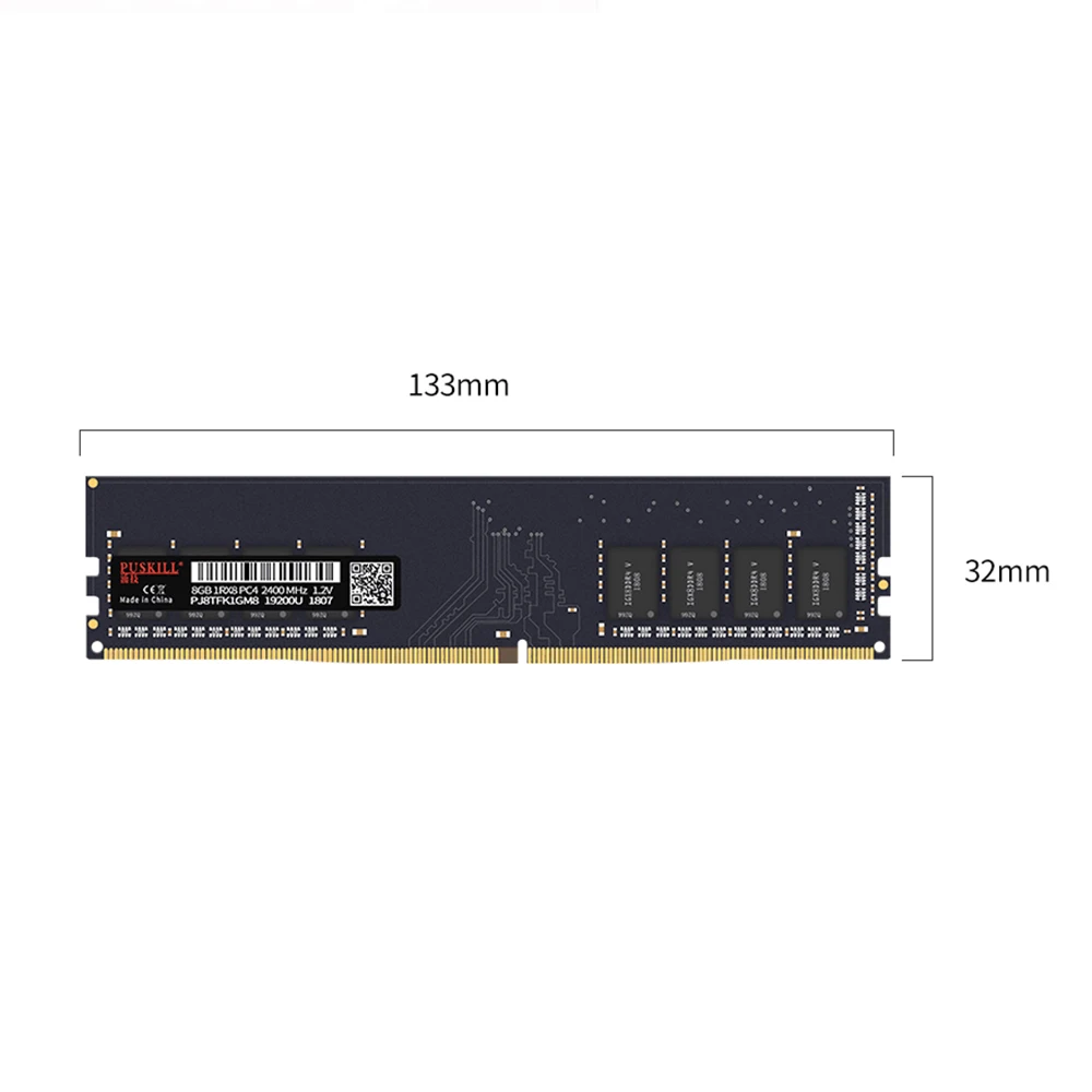 PUSKILL memoria Ram DDR4 8 GB 4 GB 16 GB 2400 mhz 2133 2666 mhz UDIMM PC высокопроизводительная настольная память