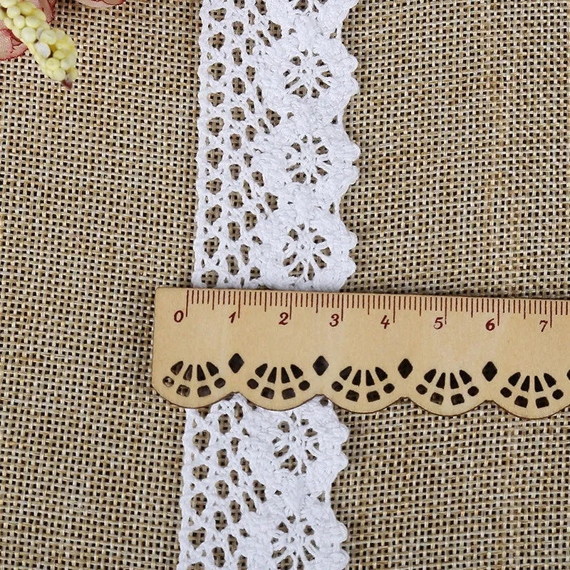 

Beautiful 4.5M Lace Ribbon Wide French African Lace Fabric Lace Trimmings for Sewing Accessories Embroidered Clothing