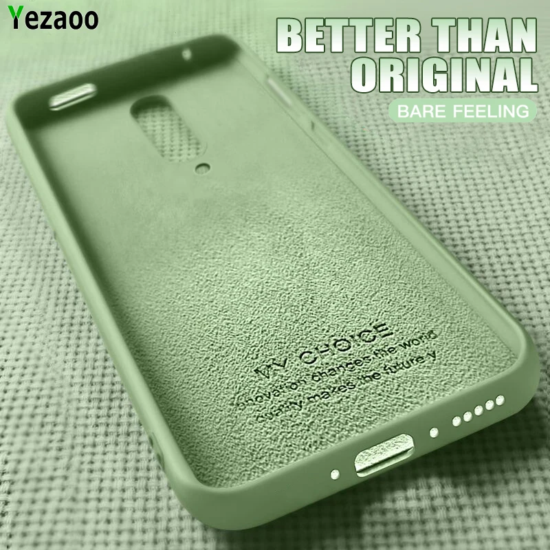 yezaoo silicone liquid soft phone cover For one plus 7 case gel rubber protection oneplus 5 5T 6 6T pro cases covers | Мобильные