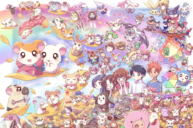 Momemoとっとこハム太郎ジグソーパズル1000ピース木製パズルおもちゃ大人パズルゲームかわいい漫画ハムスター1000個木製パズルゲーム Puzzles Aliexpress