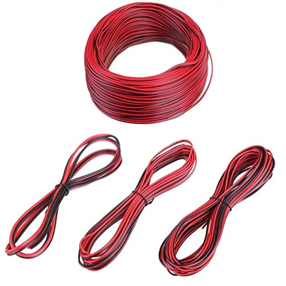 5 м 10 20 50 проволока луженая медь 2 Pin AWG 22 изолированный ПВХ удлинитель для