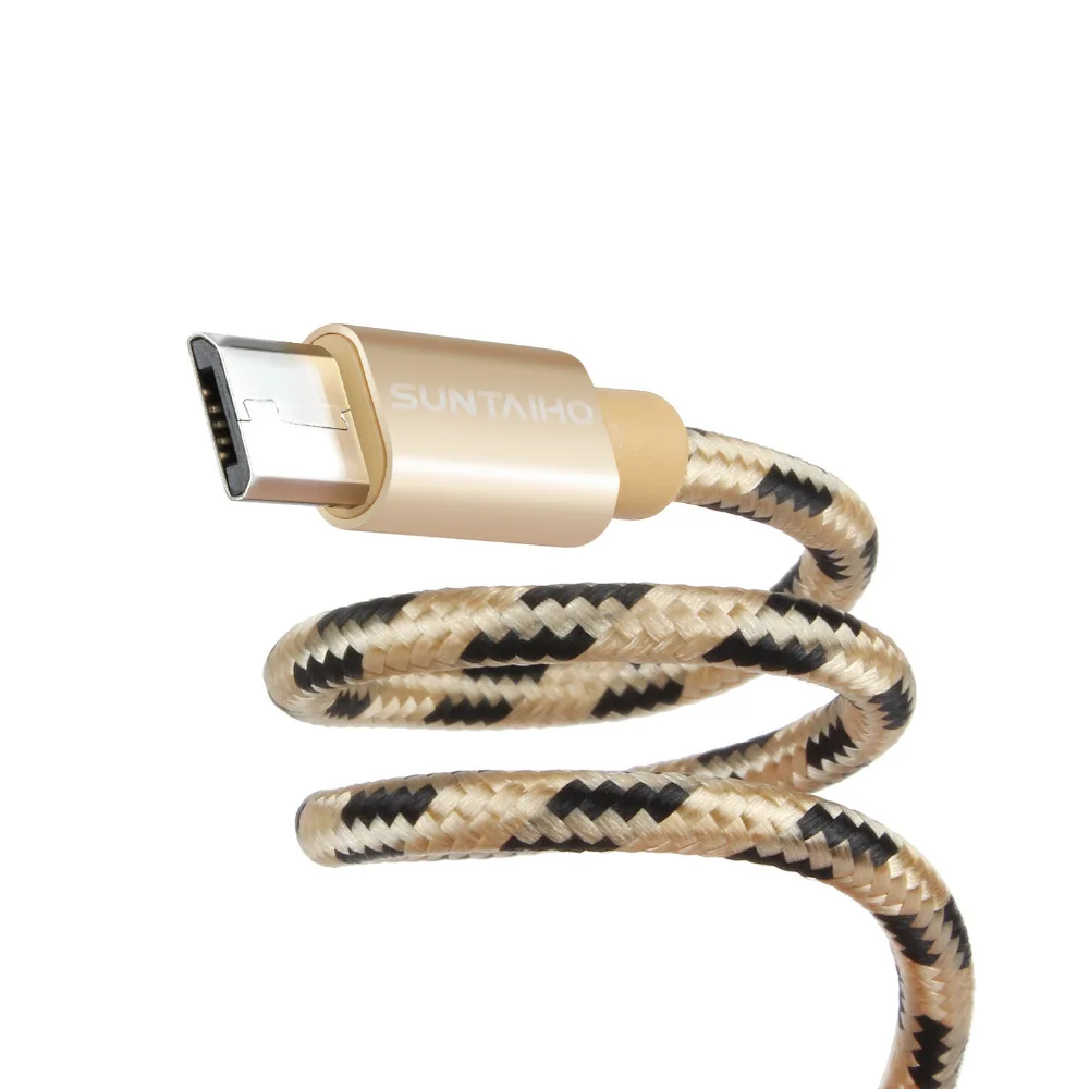 Suntaiho Nylon Micro USB Cable 8 Pin Mobile Phone Cable 0.5m/1.2m/2m/3m Fast Charging USB Data Cables for iPhone 7 6 5/Samsung Suntaiho Nylon Micro USB Cable 8 Pin Mobile Phone Cable 0.5m/1.2m/2m/3m Fast Charging USB Data Cables for iPhone 7 6 5/Samsung