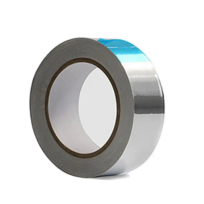 1Roll Chrome Aluminium Foil Tape Thickness 0.06mm Roll Tape 3cm x 20m High Temperature Resistant Foil Tapes Mayitr