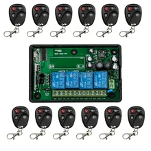 85 v ~ 250 V 110 V 220 V 230 V 4CH RF Control Remoto Inalámbrico Sistema de Seguridad Interruptor de La Luz Puertas de garaje, Puertas eléctricas