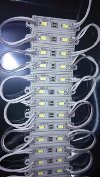 

1000pcs/lot SMD 5630 2smd LED Modules White / Warm White Waterproof IP65 DC12V LED Module 5630/5730 little letter 2SMD