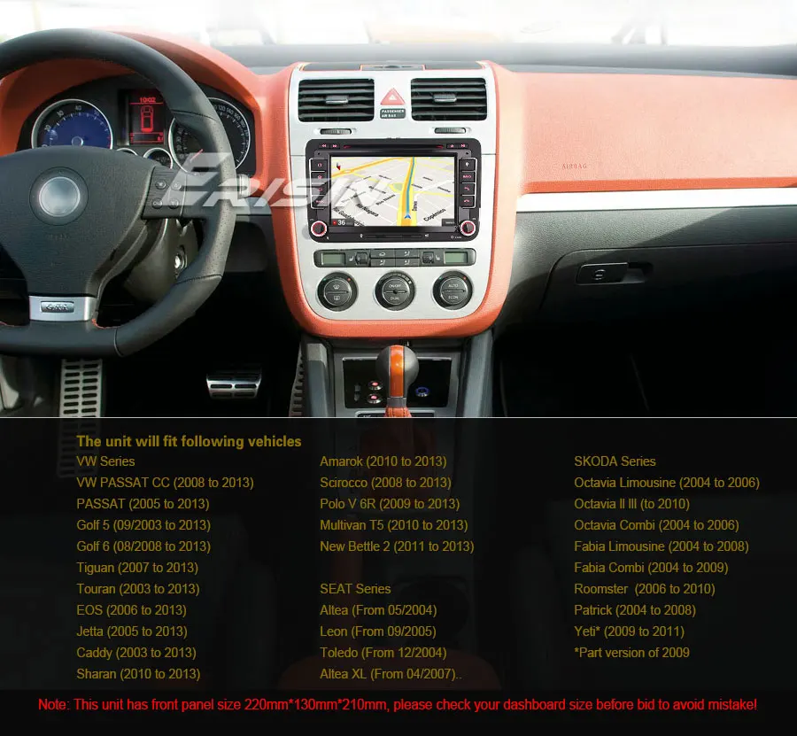 Best Erisin ES7948V 7" Android 9.0 Car Stereo GPS Satnav CD for Golf Tiguan Eos Polo Seat Leon 1 Best Erisin ES7948V 7" Android 9.0 Car Stereo GPS Satnav CD for Golf Tiguan Eos Polo Seat Leon 1