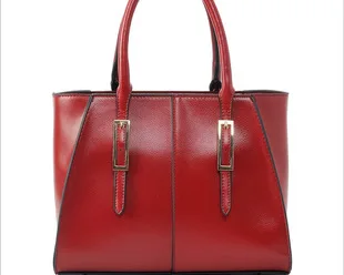 Роскошные женские кожаные сумки, женские сумки-мессенджеры, женские дизайнерские сумки через плечо, женские сумки на плечо от известного бренда - Цвет: Burgundy