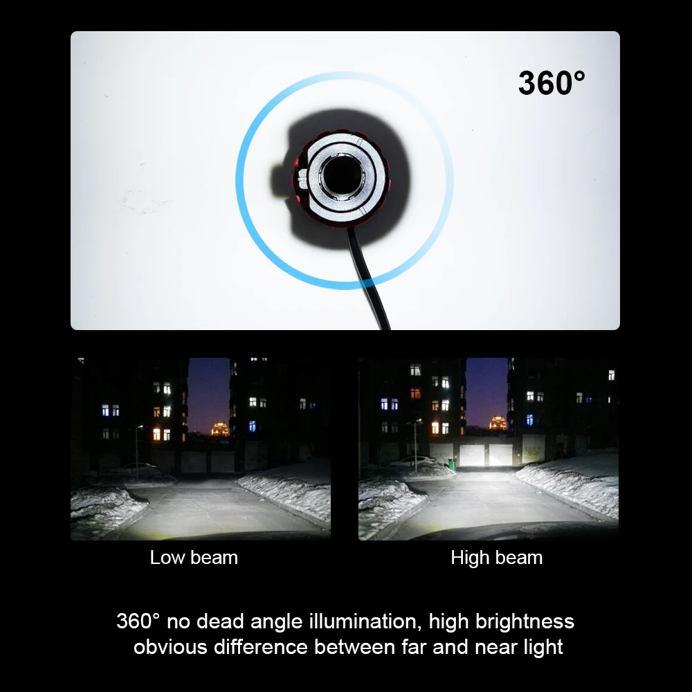 Roadsun Автомобильные фары лампы 4 боковые светодиодные H4 H7 H11 9005 9006 HB2 HB3 HB4