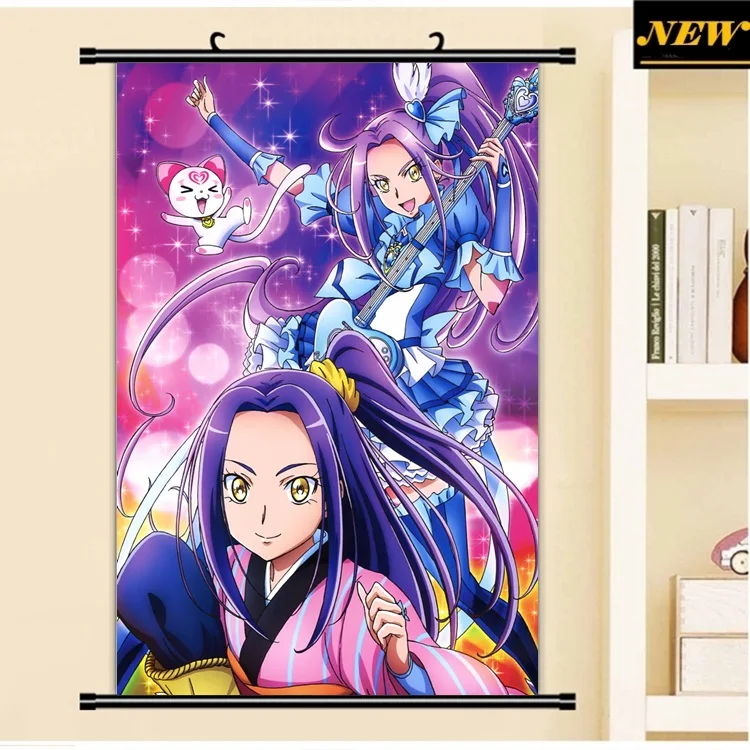 40X60CM Takahashi Akira Suite Precure Pretty Cure loli art Anime Cartoon scroll wall picture mural poster cloth canvas painting |