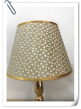 

Free shipping Lamp cover white dots pattern PVC lampshade Fashionable Decorative E27 table lamp shade for bedroom
