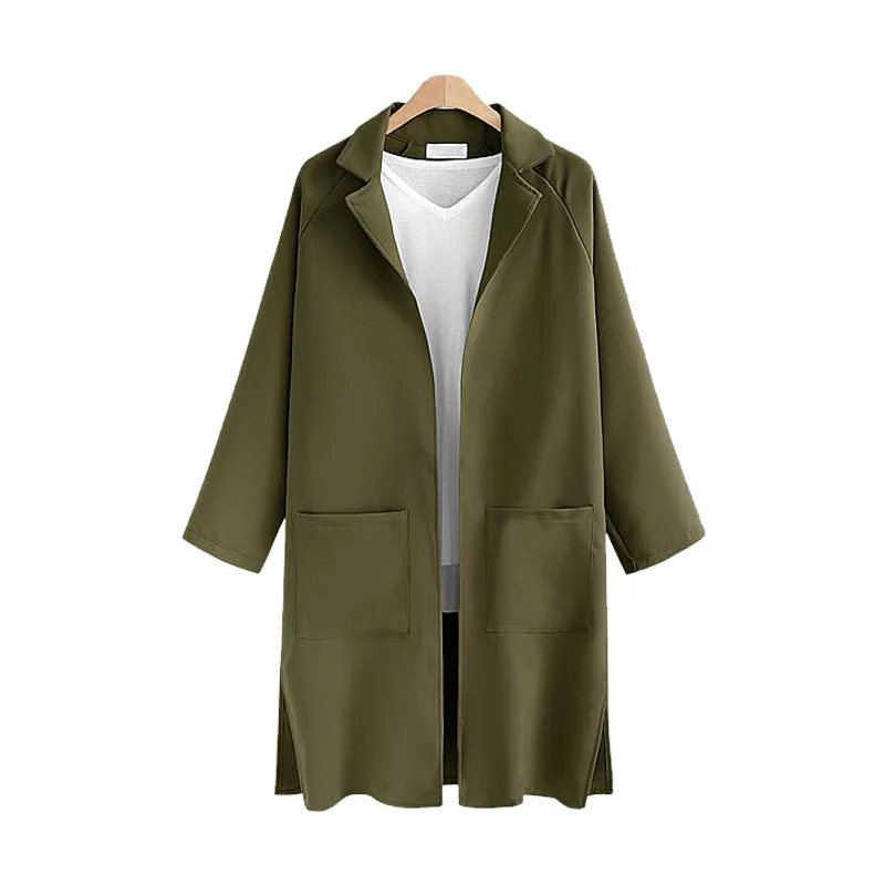 L-5XL размера плюс повседневное женское Шерстяное Пальто Новинка осень зима модное элегантное пальто с карманами очень большая женская верхняя одежда