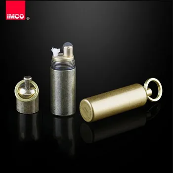 

Brass Kerosene Lighter Pure Copper Mini Waterproof Warehouse Sealed Bottle Tank