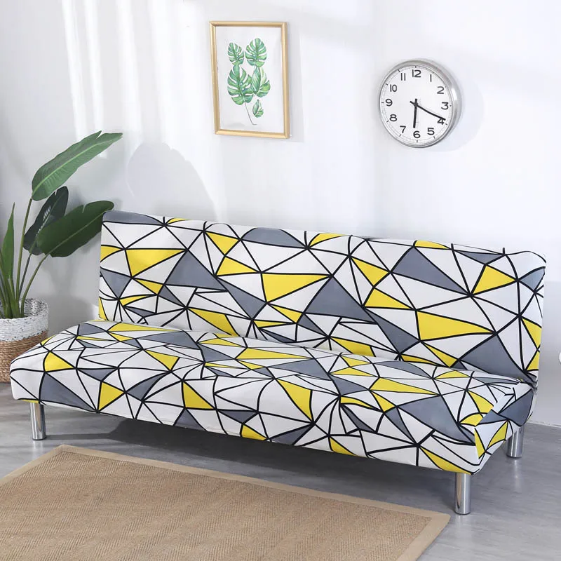 

Simple Modern Printing Sofa Bed Cover Tight All-inclusive Couch Case Sofa Length Without Armrest Between 165cm to 185cm