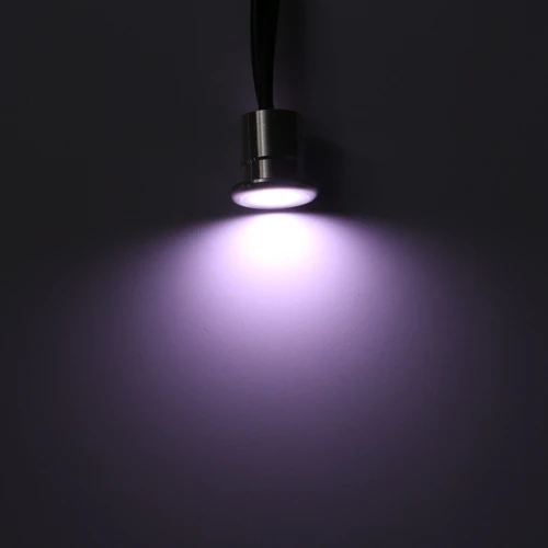 Светодиодный светильник из нержавеющей стали, светильник для сада, патио, круглый светодиодный светильник, встраиваемые цокольные лампы F103 - Испускаемый цвет: Холодный белый