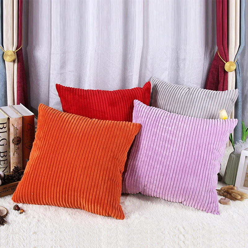 New Nordic Style Pillow Case Solid Color Polyester Throw Pillow Case