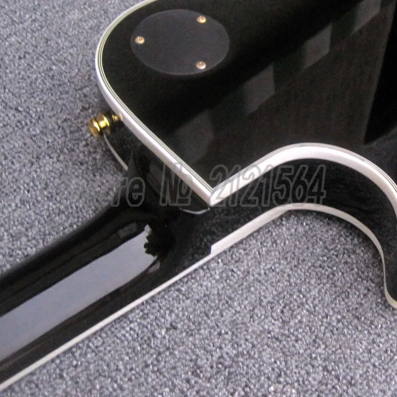 Nuevo estilo Vibratone Tremolo negro GUITARRAS eléctricas Hardware de oro pastillas 3 H China de GUITARRAS