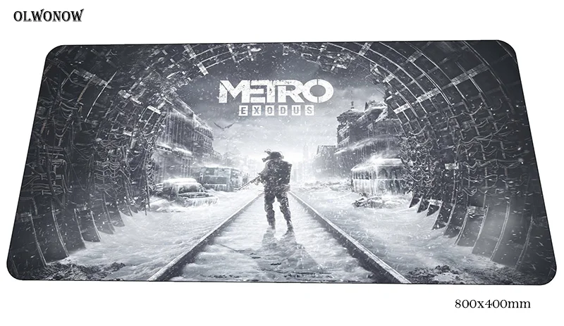Metro 2033 геймерский коврик для мыши великолепный 800x400x3 мм игровой коврик для мыши в стиле эстетизма аксессуары для ноутбука padmouse эргономичный коврик