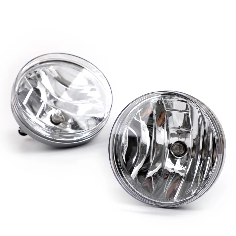 

Areyourshop Car Clear Front Bumper Fog Light For GMC Sierra 1500 2007-2013 2500HD 3500HD wth Bulbs ABS Plastic Car Auto Light