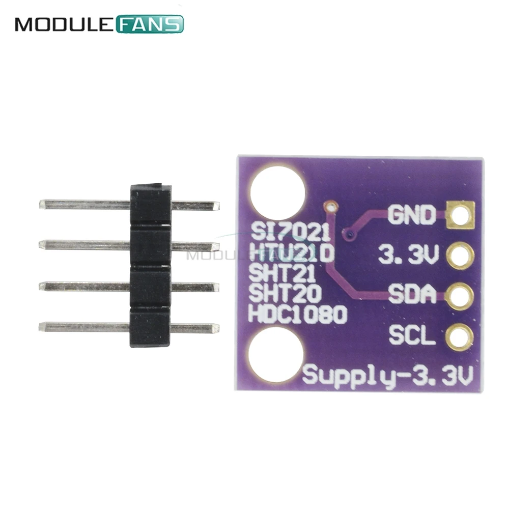 

GY-213V-SHT20 SHT20 Temperature Humidity Sensor Breakout Board Module Transducers Diy Kit Electronic