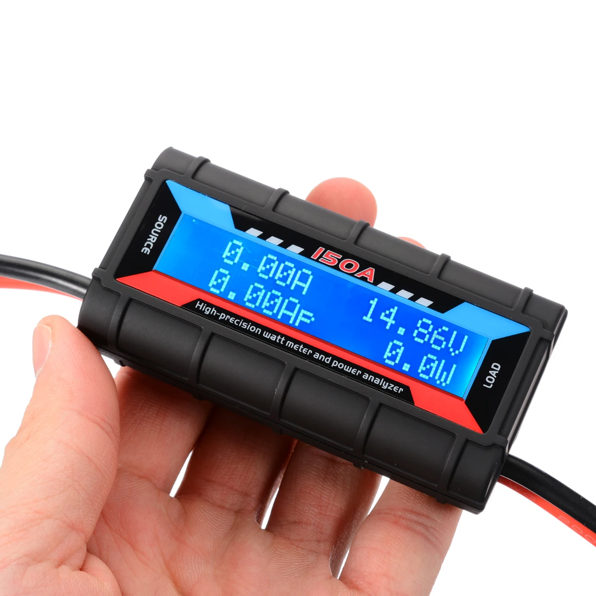 60V 150A High-Precision Watt Meter Power Analyzer Solar Wind LCD Electricity Monitor Volt Tester