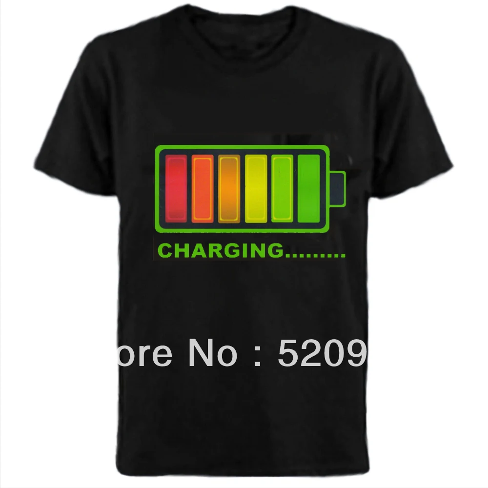Sound font b Led b font T Shirt Activated font b Led b font Light Up
