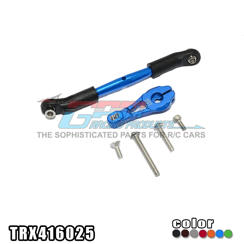 

TRX4 82056-4 Aluminum alloy straight arm servo code + aluminum rod with stainless steel screw TRX416025 for rc car