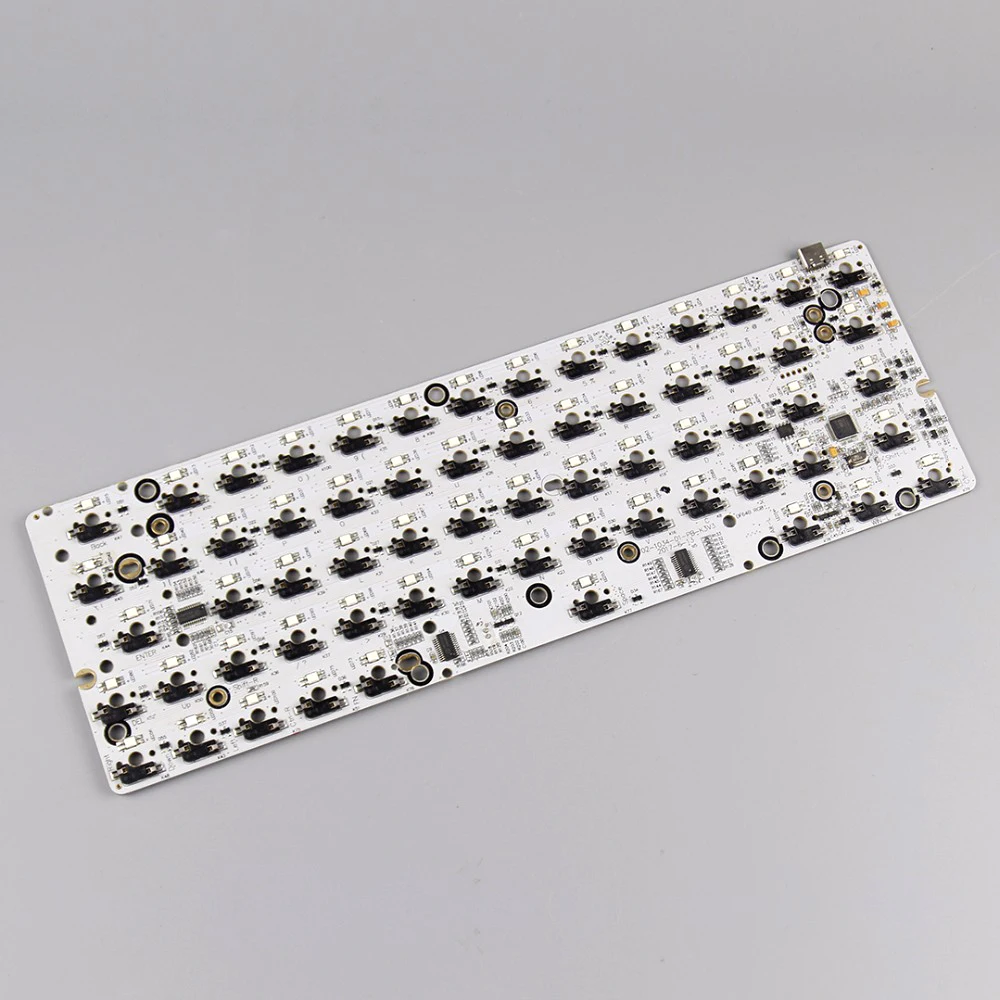 GK64 RGB Горячая замена PCB type C Интерфейс для Diy механическая клавиатура|Клавиатуры| |
