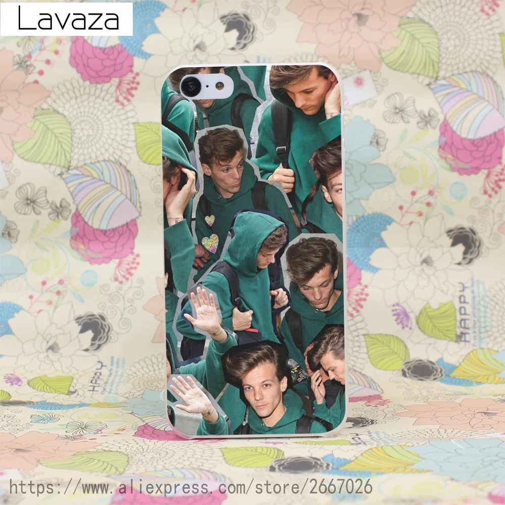 Lavaza Louis Tomlinson Hard Transparent Cover Case for iPhone X 10 8 7 6 6S Plus 5 5S SE 5C 4 4S