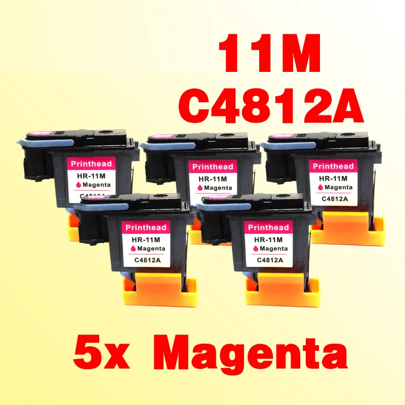 5 пурпурная печатающая головка совместимая с hp 11 C4812A designjet 100 10 110 111 120 20 500 50 70 800 815 820