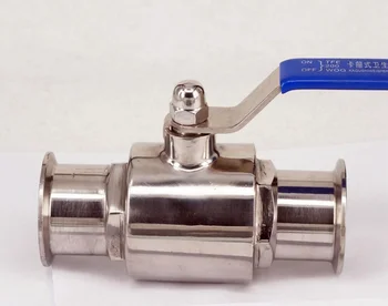 

2" 51mm 304 Stainless Steel Sanitary Ball Valve Tri Clamp Ferrule Type For Homebrew Diary Product