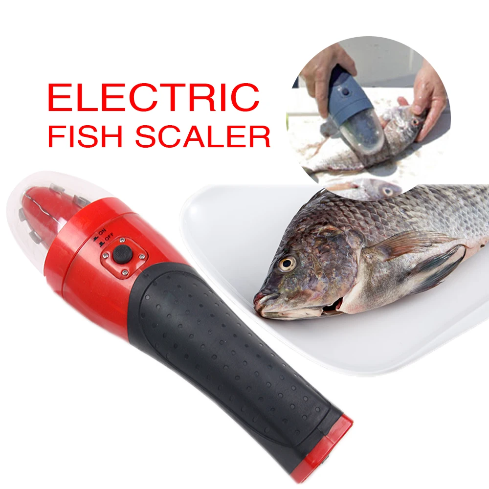 

Electric Fish Scaler Fish Skin Scraper, Fish scale Remover, Descaler ,Fish Knife,Seafood Tools Kitchen accessories