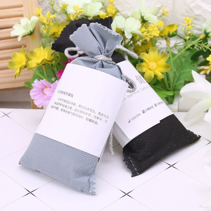Bamboo Charcoal Air Freshener - Natural Odor Absorber & Deodorizer
