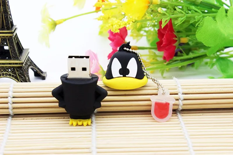 Флешка animal 4G dafy 8G Duck 16G Bugs Bunny 32G Crow Lion cat флеш-диск USB 2,0 U Disk Creativo pendrive Memory Stick подарок