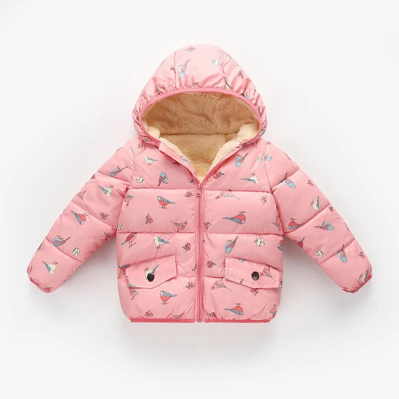 CROAL CHERIE Children Outerwear Fleece Coat Winter Baby Girls Jackets Coat Infant Warm Baby Parkas Thick Kids Hooded Clothes (5)