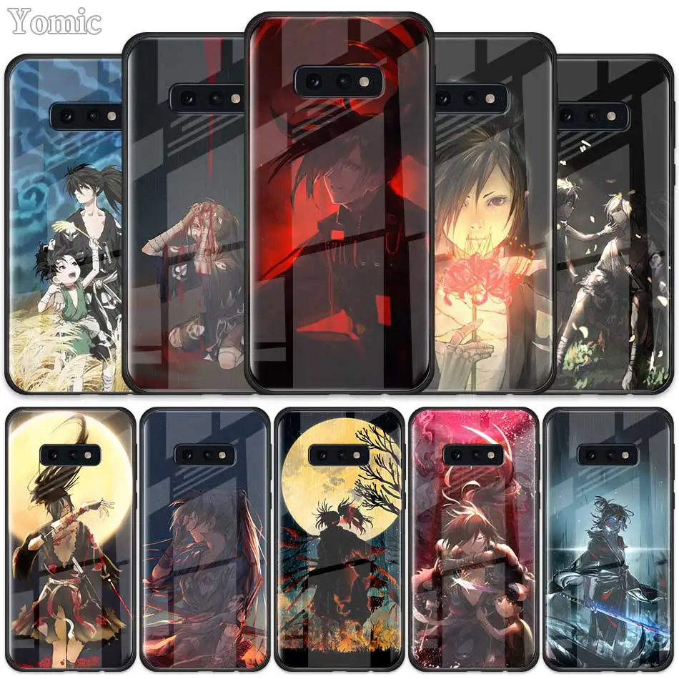 

Japanese Anime Dororo Tempered Glass Case for Samsung Galaxy S10 S10e S9 S8 S10 Plus Note 9 A50 A30 Phone Cases Cover Coque