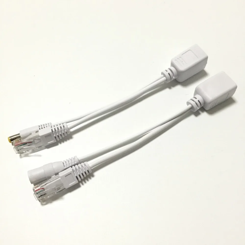 Новый горячий кабель адаптер POE разъемы Пассивный питания Ethernet PoE RJ45 инжектор +