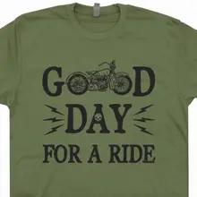 2019 Hot sale Fashion Good Day For Ride Motorcycle T Shirt Vintage Sturgis Biker Route 66 Graphic Tee Tee shirt