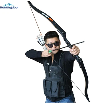 

Professional Hunting Bow Take Down Recurve Bow Archery Hunting Bow Right Hand 30-50 lbs Metal Riser Training Shooting Outdoor