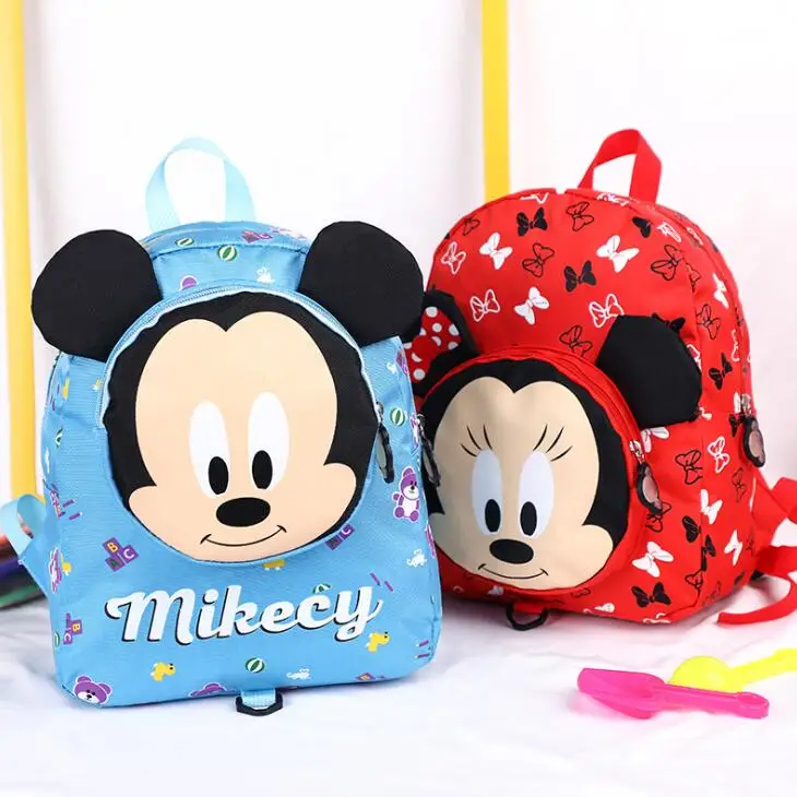 جديد على ظهره للأطفال المدرسة أكياس الكرتون ميكي الأطفال الظهر الفتيات الاطفال أكياس mochila infantil مدرسة 2 الألوان