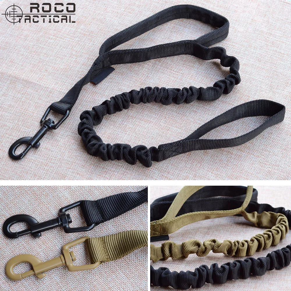 ROCOTACTICAL US Army Tactical Dog Leash Hands Free Quick Release Police
