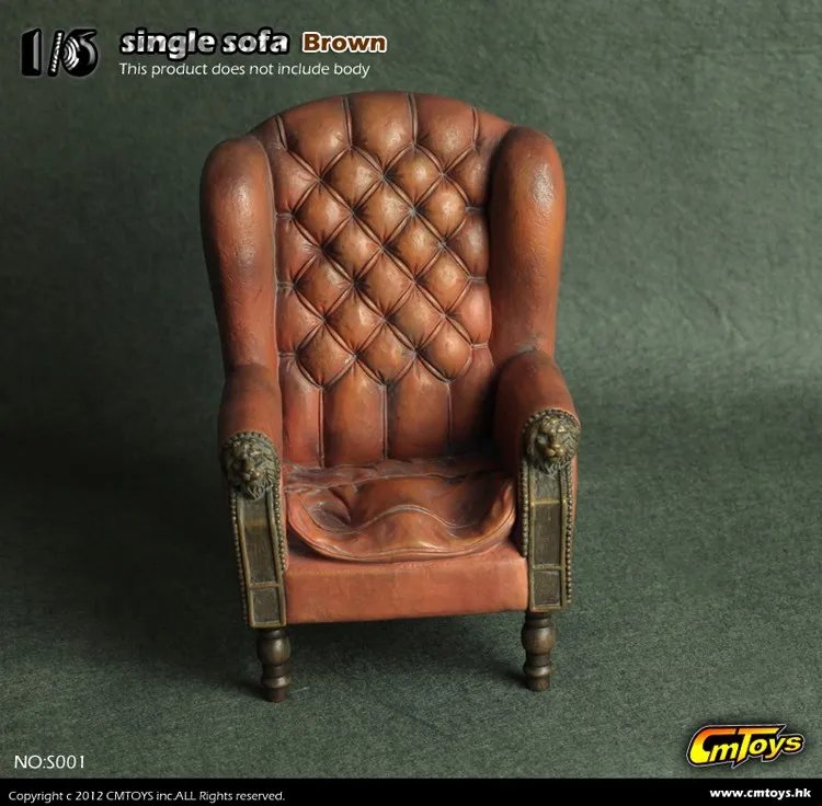 Ретро 1/6 масштаб один диван кресло диван модель игрушки коллекция подарок S001/S002 для 1" фигурка аксессуар