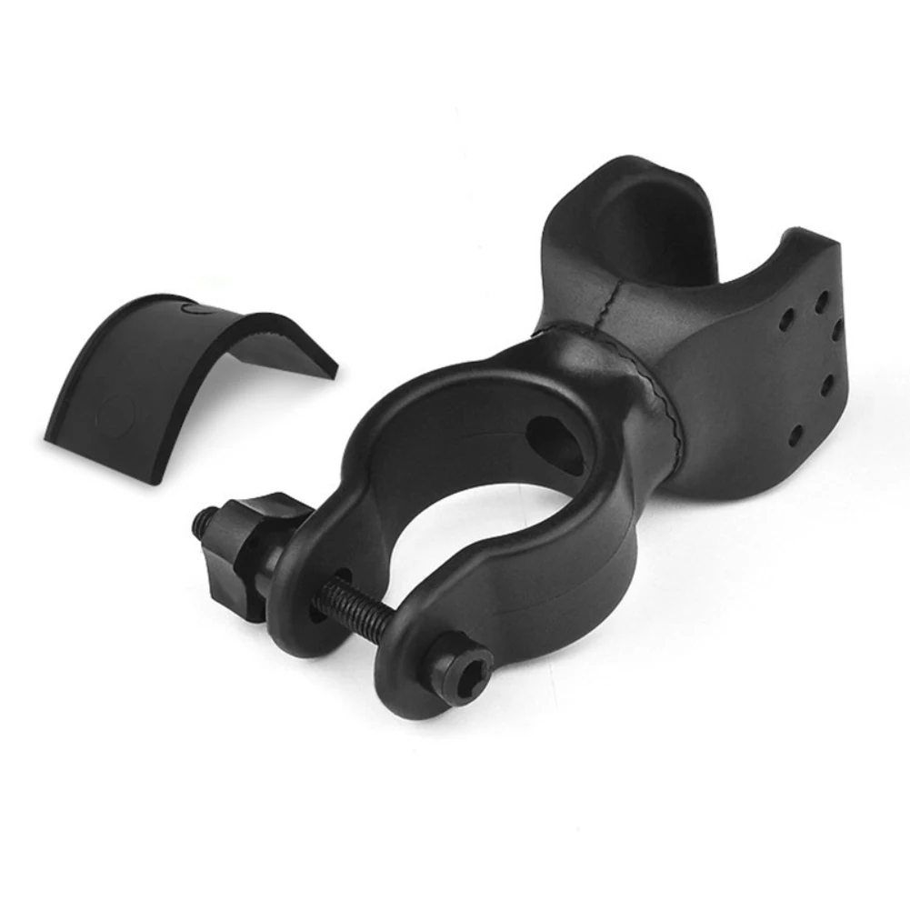 Top Torch Clip Mount Bicycle Front Light Bracket Flashlight Holder 360 Rotation Bike Light Bike Accessories Bike LED Flashlight 13