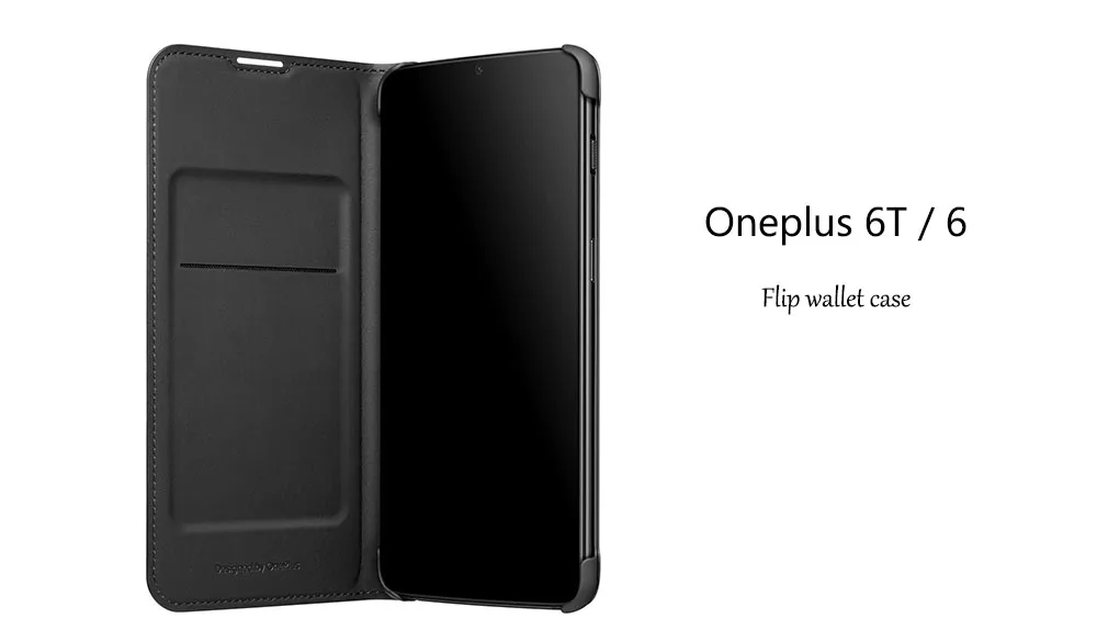 Чехол-книжка для Oneplus 6 T, умный кожаный чехол, Официальный чехол One Plus 6 6 T, чехол для телефона с слотом для карт, чехол s Oneplus6