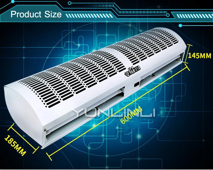 Коммерческий воздушный занавес вентилятор машины электрический воздушный занавес вентилятор низкий уровень шума воздуха дверь вентилятор FM-300