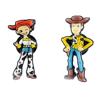 2 шт., игрушечная обувь с мультяшными героями патчи для обуви, аксессуары для браслетов, Croc jibz, лучший подарок для украшения обуви, подарок для детей